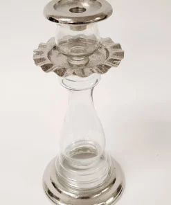 Inspire Me! Home Decor Rippled Candle Holders (2 Sizes, 2 Colors)