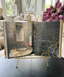 Inspire Me! Home Decor Gold Metal Easel