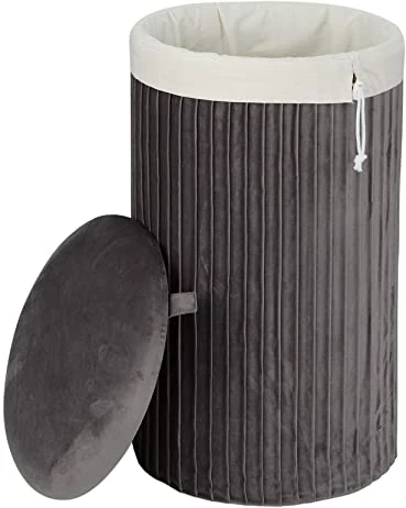 Inspire Me! Home Decor Lydia Pleated Hamper (3 Colors) 7 Inspire Me! Home Decor Lydia Pleated Hamper (3 Colors)