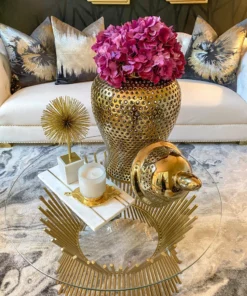 Inspire Me! Home Decor Oversized Gold Ginger Jar With Lid 10 Inspire Me! Home Decor Oversized Gold Ginger Jar With Lid
