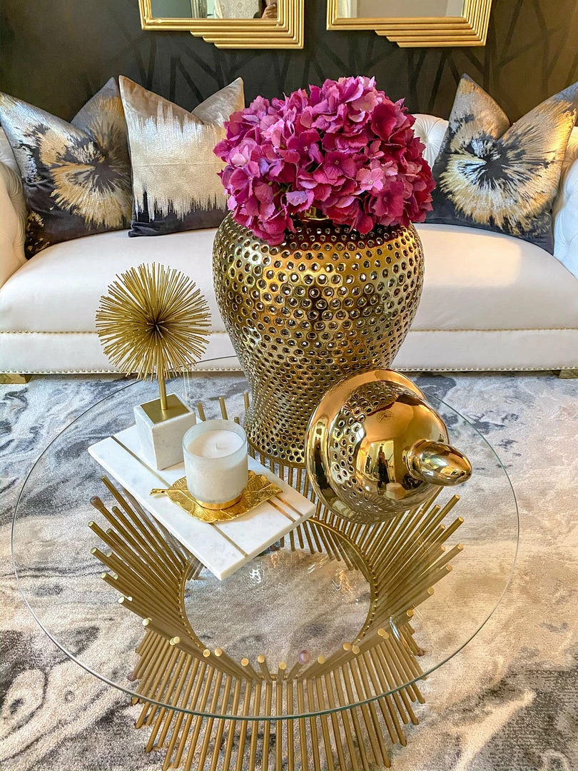 Inspire Me! Home Decor Oversized Gold Ginger Jar With Lid 6 Inspire Me! Home Decor Oversized Gold Ginger Jar With Lid