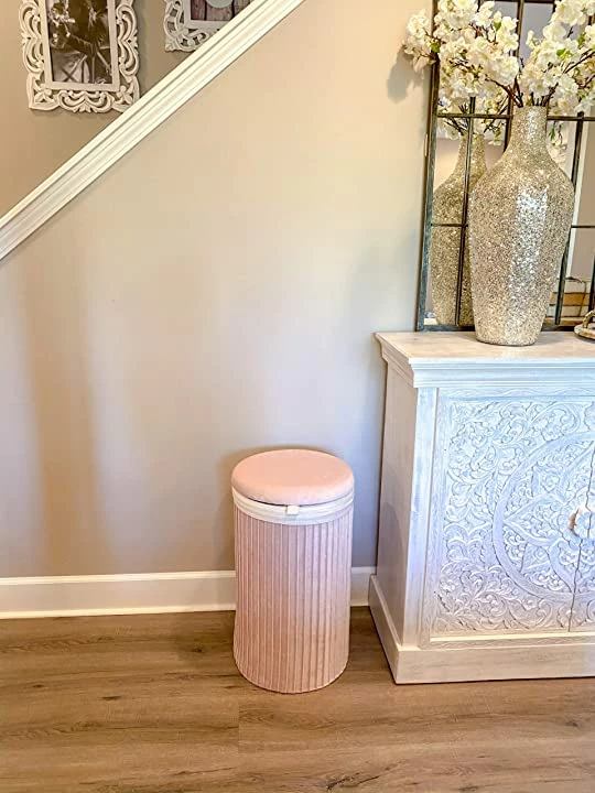 Inspire Me! Home Decor Lydia Pleated Hamper (3 Colors) 9 Inspire Me! Home Decor Lydia Pleated Hamper (3 Colors)