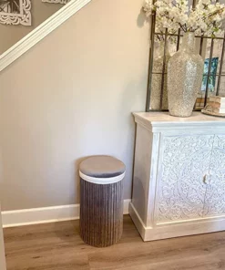 Inspire Me! Home Decor Lydia Pleated Hamper (3 Colors) 21 Inspire Me! Home Decor Lydia Pleated Hamper (3 Colors)