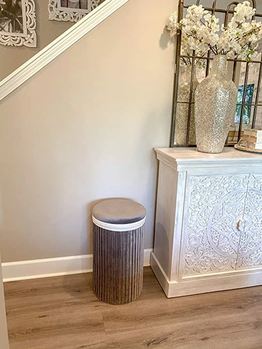 Inspire Me! Home Decor Lydia Pleated Hamper (3 Colors) 11 Inspire Me! Home Decor Lydia Pleated Hamper (3 Colors)