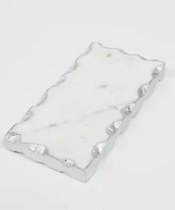 Inspire Me! Home Decor Mini Rectangular Marble Tray (2 Colors)