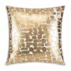Cloud9d PILLOWS, RUGS, & THROWS Becca Ivory And Gold Pillow - 20" X 20"