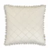 Cloud9d Diamond Beige Pillow - 20" X 20" PILLOWS, RUGS, & THROWS 1 Cloud9d Diamond Beige Pillow - 20" X 20" PILLOWS, RUGS, & THROWS