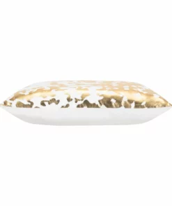 Cloud9d PILLOWS, RUGS, & THROWS Elise Ivory Gold Pillow - 20" X 20"