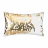 Cloud9d PILLOWS, RUGS, & THROWS Elise Ivory Gold Pillow - 14" X 20"