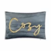 Cloud9d Digital Printed Fabric Pillow W/ Metallic Emdroidery (2 Colors) - 18" X 12" PILLOWS, RUGS, & THROWS