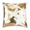 Cloud9d Zara Ivory Gold Pillow - 22" X 22"