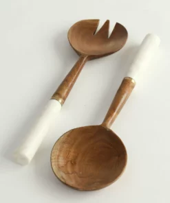 Inspire Me! Home Decor Wood Servers W/ Marble Handle KITCHEN 7 Inspire Me! Home Decor Wood Servers W/ Marble Handle KITCHEN