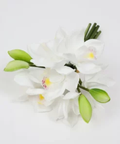 Inspire Me! Home Decor 11" White Orchid Bundle