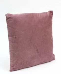 Inspire Me! Home Decor Mauve Velvet Pillow PILLOWS, RUGS, & THROWS
