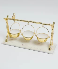 Inspire Me! Home Decor Branch Marble Serving Tray