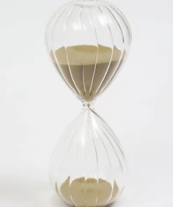 Inspire Me! Home Decor Glass Hourglass With Gold Sand