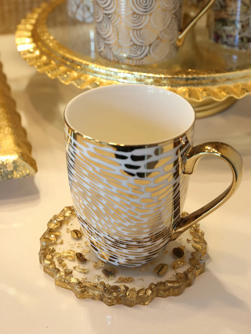 Inspire Me! Home Decor Stone Resin Coffee Bean Coaster (2 Colors) 6 Inspire Me! Home Decor Stone Resin Coffee Bean Coaster (2 Colors)