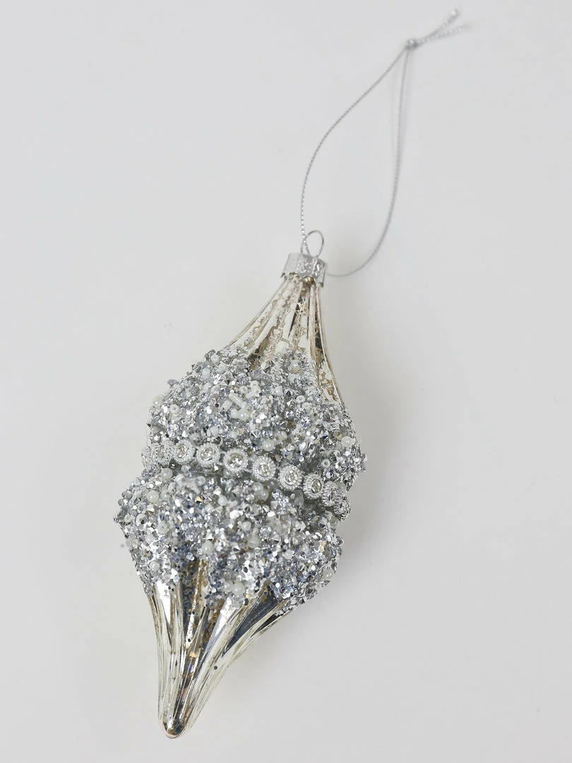 Inspire Me! Home Decor Glass Drop Ornaments (2 Colors) 5 Inspire Me! Home Decor Glass Drop Ornaments (2 Colors)