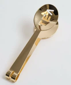 Inspire Me! Home Decor Stainless Steel Gold Tea Tongs