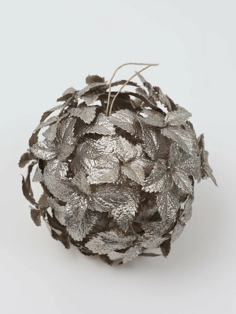 Inspire Me! Home Decor Gold Leaf Orb Ornaments (2 Colors) 6 Inspire Me! Home Decor Gold Leaf Orb Ornaments (2 Colors)