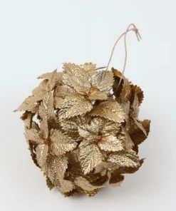 Inspire Me! Home Decor Gold Leaf Orb Ornaments (2 Colors) 11 Inspire Me! Home Decor Gold Leaf Orb Ornaments (2 Colors)