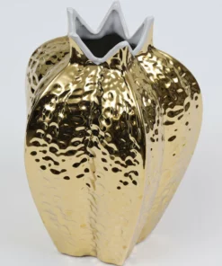 Inspire Me! Home Decor Gold Pomegranate Vase (2 Sizes)
