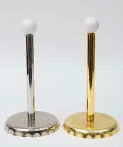 Inspire Me! Home Decor Gold White Top Paper Towel Holder