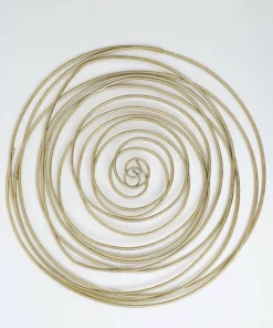 Inspire Me! Home Decor Coiled Wall Art Gold