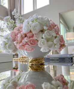 Inspire Me! Home Decor Floral Stems Mini Ranunculus Bundle (3 Colors)