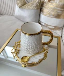 Inspire Me! Home Decor Round Marble Detailed Trivet (2 Styles)