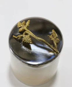 Inspire Me! Home Decor Silver And Gold Detailed Lid Candle - Vanilla (6 Styles)