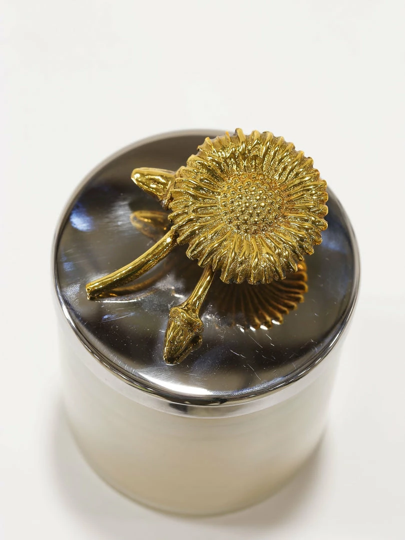 Inspire Me! Home Decor Silver And Gold Detailed Lid Candle- Unscented (6 Styles) 7 Inspire Me! Home Decor Silver And Gold Detailed Lid Candle- Unscented (6 Styles)