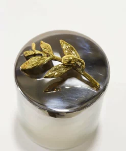 Inspire Me! Home Decor Silver And Gold Detailed Lid Candle- Unscented (6 Styles) 25 Inspire Me! Home Decor Silver And Gold Detailed Lid Candle- Unscented (6 Styles)