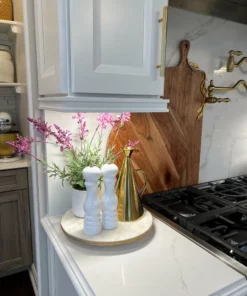 Inspire Me! Home Decor Lavender In White Vase