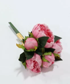 Inspire Me! Home Decor Real Touch Pink Tone Peony Bundle (3 Colors)