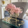 Inspire Me! Home Decor Gold Branch Centerpiece With 2 Glass Crackled Bowls 2 Inspire Me! Home Decor Gold Branch Centerpiece With 2 Glass Crackled Bowls