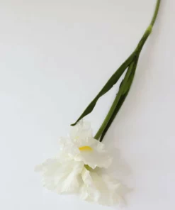 Inspire Me! Home Decor Real Touch White Iris Stem