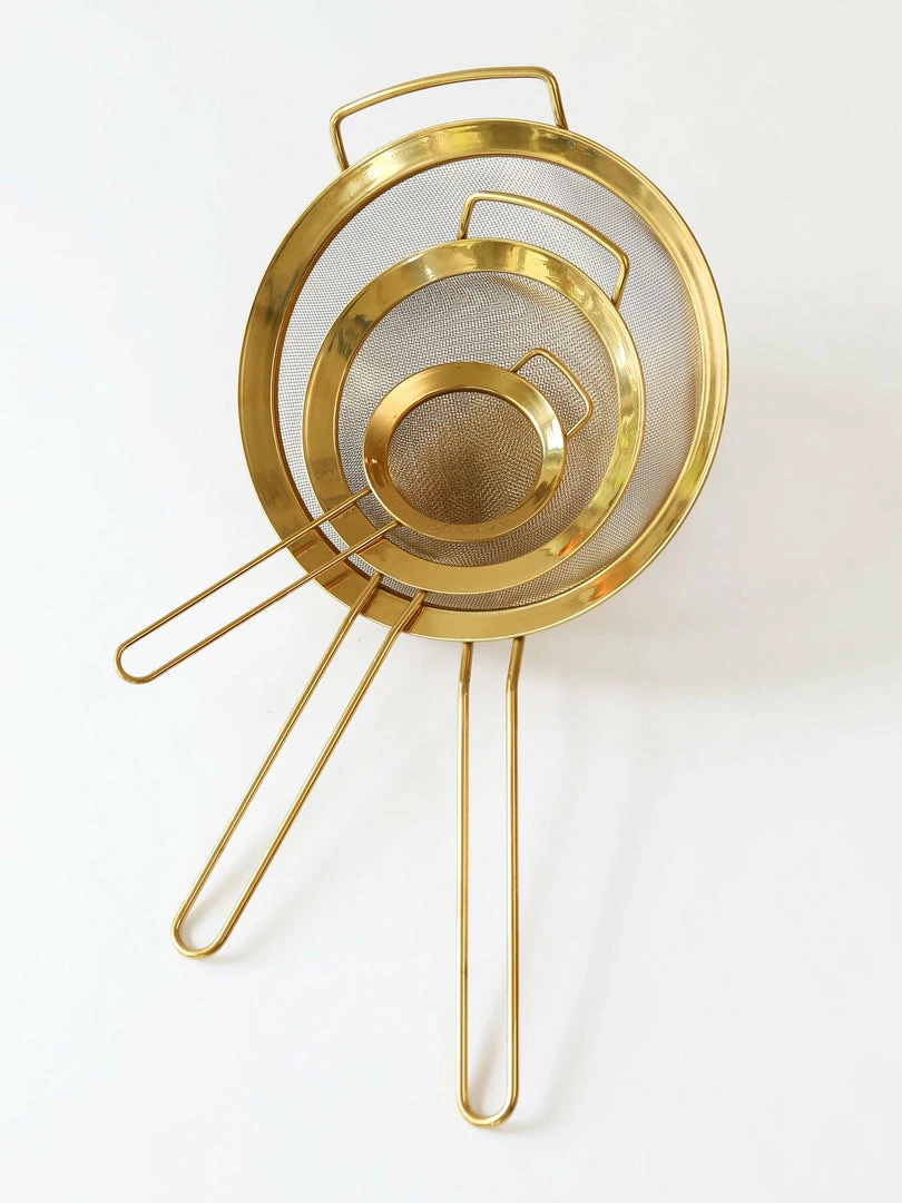 Inspire Me! Home Decor Gold Strainers (Set Of 3) 5 Inspire Me! Home Decor Gold Strainers (Set Of 3)
