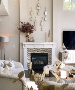 Inspire Me! Home Decor WALL ART & MIRRORS Teardrop Mirrors (Set Of 5) (2 Colors)