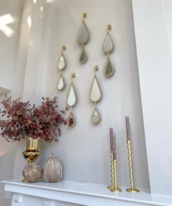 Inspire Me! Home Decor WALL ART & MIRRORS Teardrop Mirrors (Set Of 5) (2 Colors)