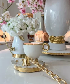 Inspire Me! Home Decor Gold Snuffer With Chain Links Design