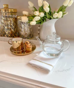 Inspire Me! Home Decor Glass Teapot With Loose Tea Infuser KITCHEN 7 Inspire Me! Home Decor Glass Teapot With Loose Tea Infuser KITCHEN