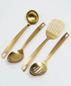 Inspire Me! Home Decor Matte Gold Mixing Spoon