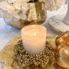 Inspire Me! Home Decor Gold Beaded Candle Wreath 2 Inspire Me! Home Decor Gold Beaded Candle Wreath
