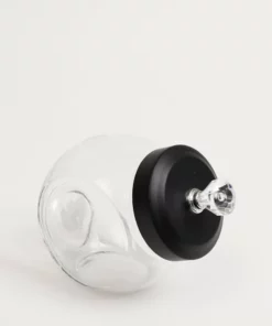 Inspire Me! Home Decor KITCHEN Glass Canister With Diamond Knob (3 Sizes)