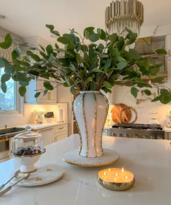 Inspire Me! Home Decor 35" Green Eucalyptus Leaf Stem