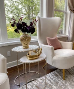 Inspire Me! Home Decor Gold Hand Coaster Holder