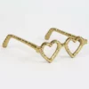 Inspire Me! Home Decor Gold Heart Eyes Glasses Decorative Sculpture