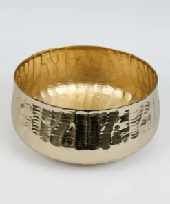 Inspire Me! Home Decor Wide Rimmed Gold Bowl (2 Sizes) 11 Inspire Me! Home Decor Wide Rimmed Gold Bowl (2 Sizes)