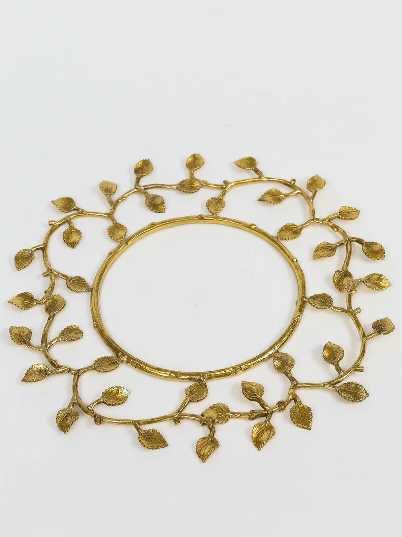 Inspire Me! Home Decor Gold Metal Decorative Wreath 4 Inspire Me! Home Decor Gold Metal Decorative Wreath